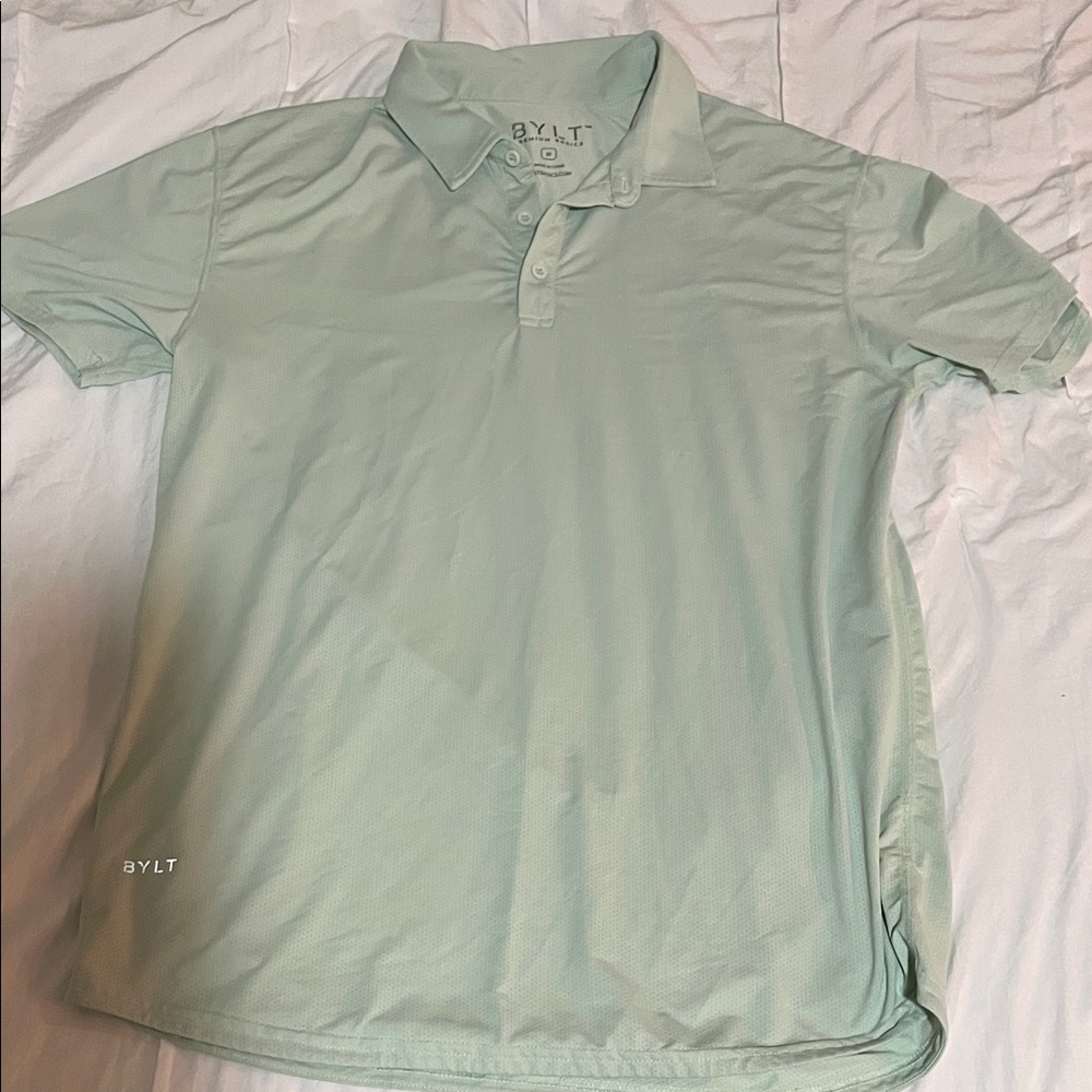 BYLT Basics Light Green Polo Shirt